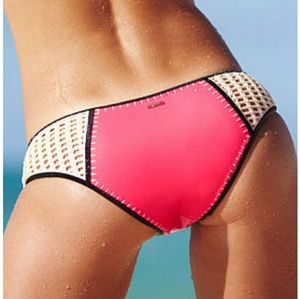 Vs crochet swim bottom neon